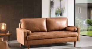 Suede Loveseat