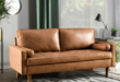 Suede Loveseat