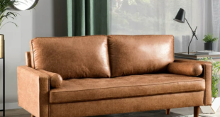 Suede Loveseat