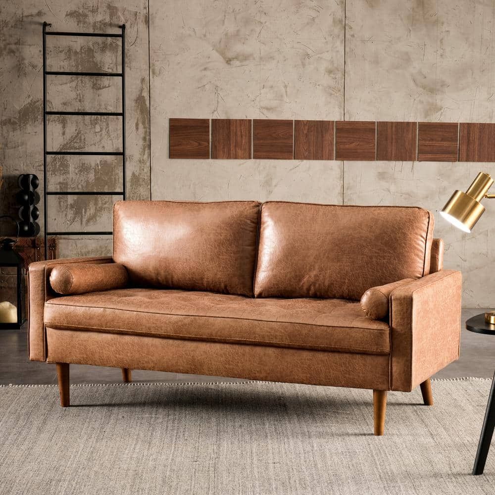 Suede Loveseat Luxurious and Elegant Two-Seater Sofa for Cozy Nights at Home