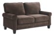 Suede Loveseat