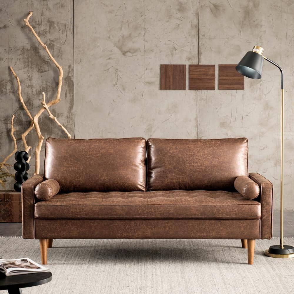 Suede Loveseat – The Perfect Cozy Addition to Your Living Room