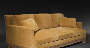 Suede Sofa