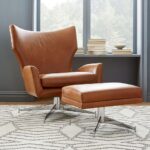 Swivel Leather Armchair
