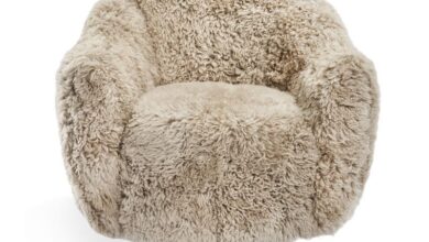 Swivel Leather Armchair