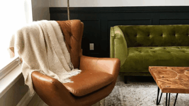 Swivel Leather Armchair