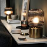 Table lamps in glass