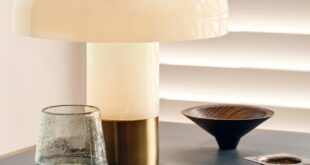 Table lamps in glass