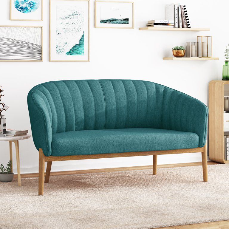 Teal Loveseats Elegant and Stylish Furniture for Your Living Room in Teal Tone