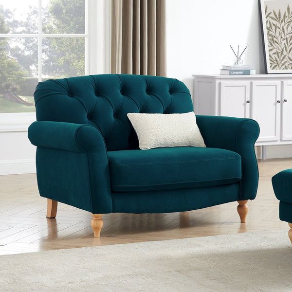 Teal Loveseats Find Their Place in Modern Decor