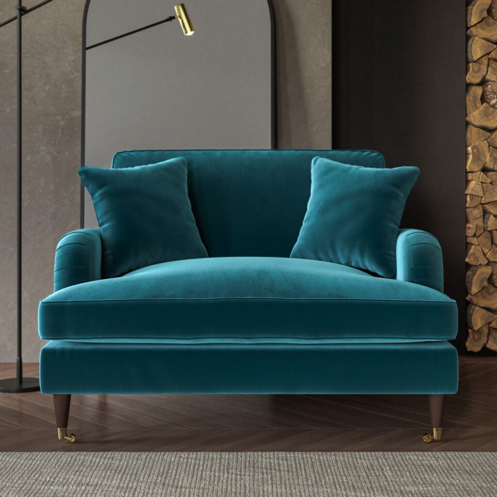 Teal Loveseats