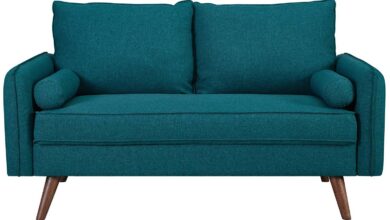 Teal Loveseats