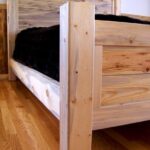 Bed frames made of pine