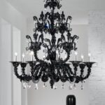 beautiful black chandelier