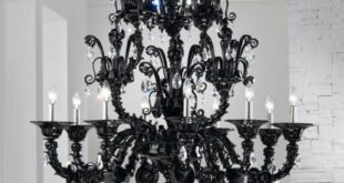 beautiful black chandelier