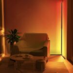 The corner floor lamp