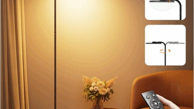 Torchiere floor lamps
