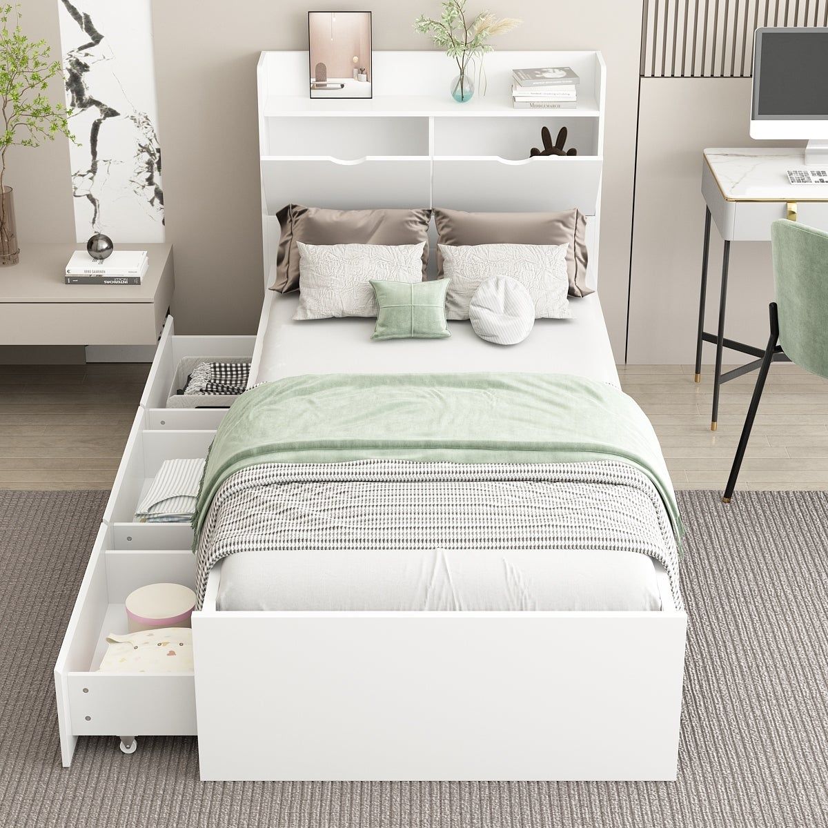 Twin Beds Different Options for Small Bedroom Sleeping Arrangements