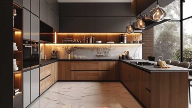 U shaped kitchens