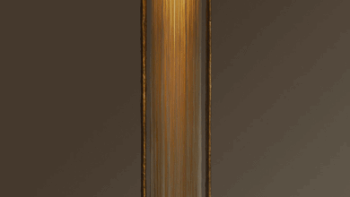 Unique floor lamp