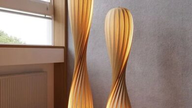 Unique floor lamp