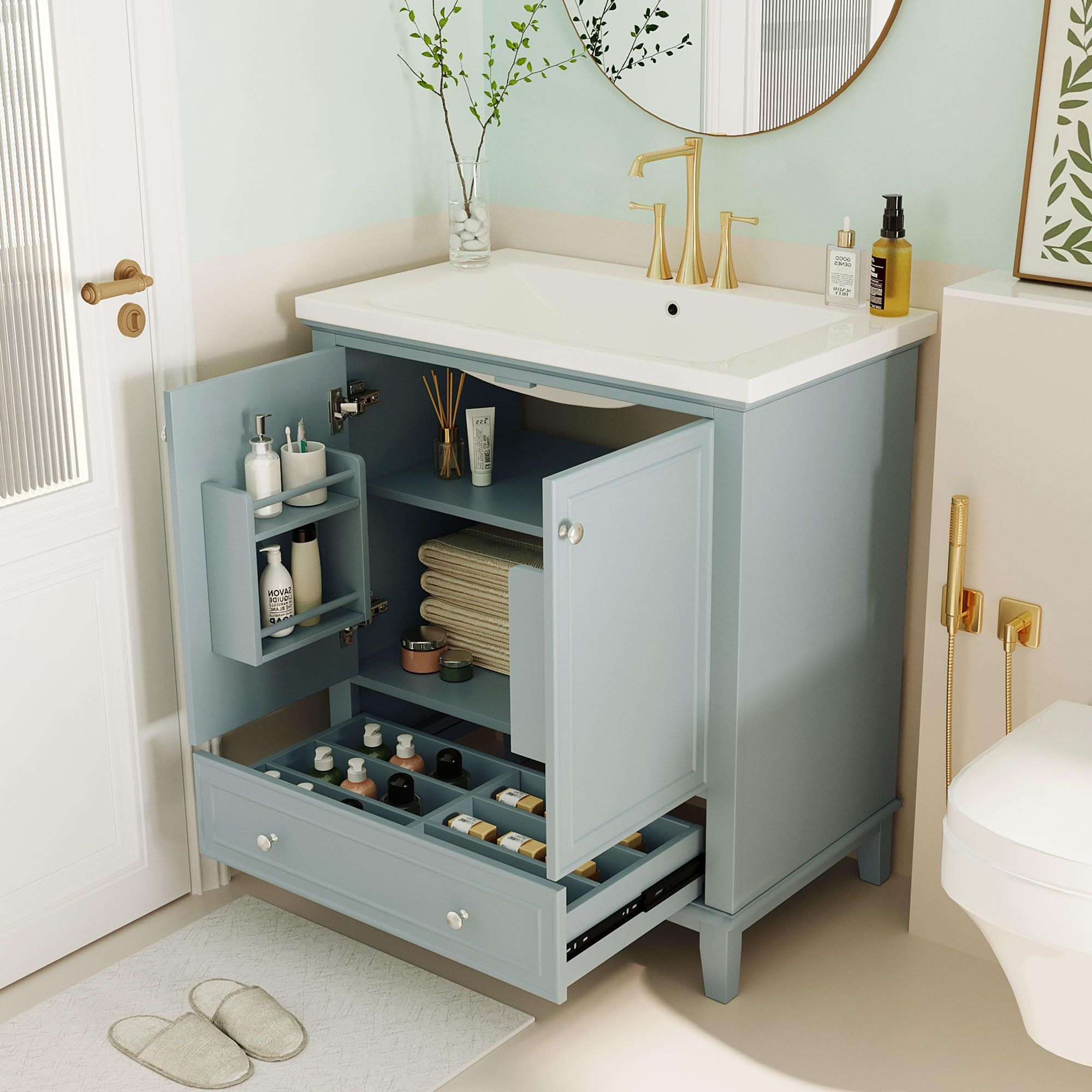 Upgrade Your Bathroom with Stylish and Functional Bathroom Vanities with Tops