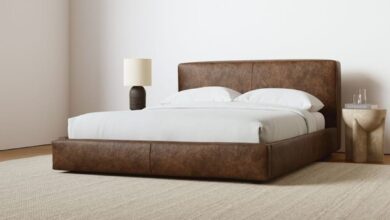 upholstered modern beds