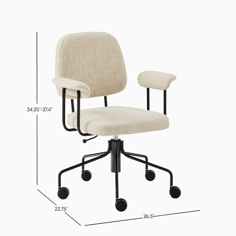 Upholstered Office Chair Comfortable and Stylish Seating Solution for the Office