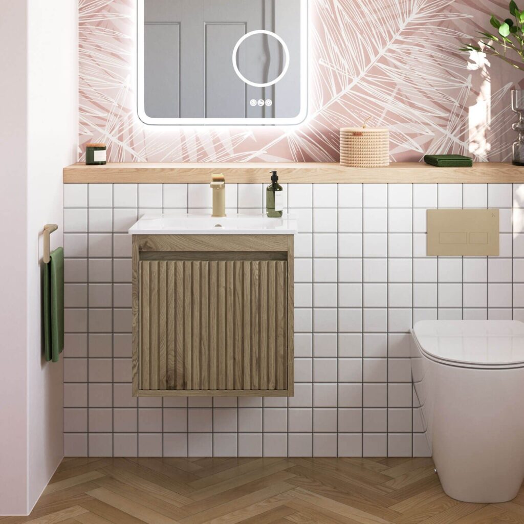 Vanity unit with basin