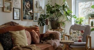 vintage living room decor