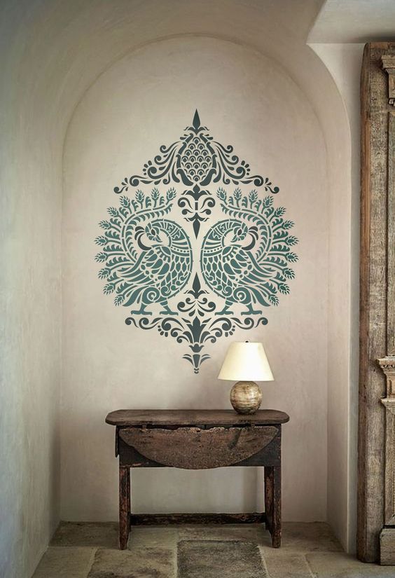 Wall Stencils Create Beautiful Wall Art with the Use of Stencil Designs for Your Home Decor