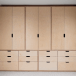 Wardrobes made of beech