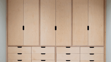 Wardrobes made of beech