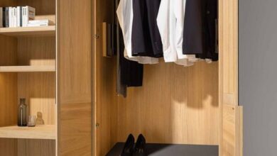 Wardrobes made of beech
