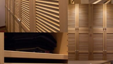 Wardrobes made of beech