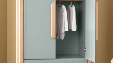 Wardrobes made of beech