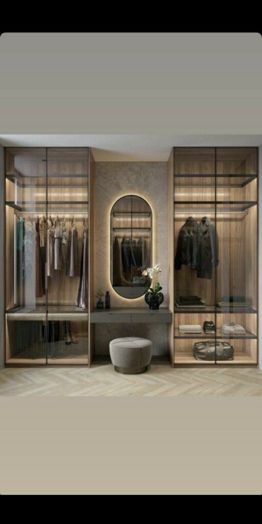 Wardrobes with mirror