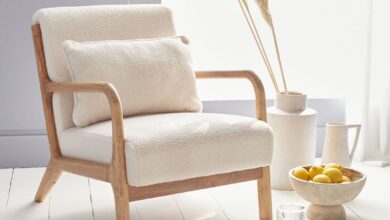 White Armchair