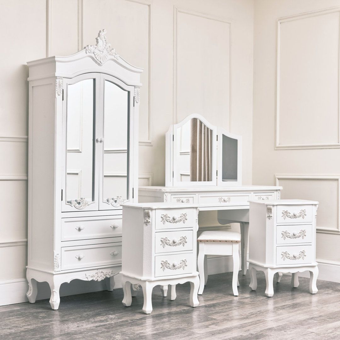 White Bedroom Set Elegant All-White Bedroom Furniture Collection for a Timeless Look