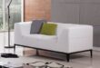 White Leather Loveseat