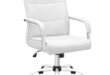 White Leather Office Chair