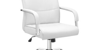 White Leather Office Chair