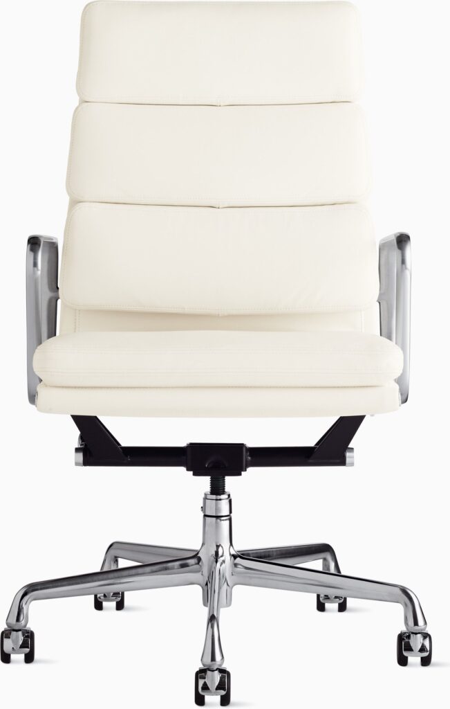 White Leather Office Chair