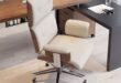 White Leather Office Chair