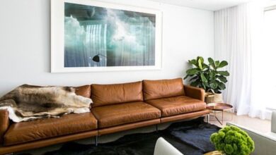 White Leather Sectional Sofas