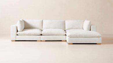 White Leather Sectional Sofas