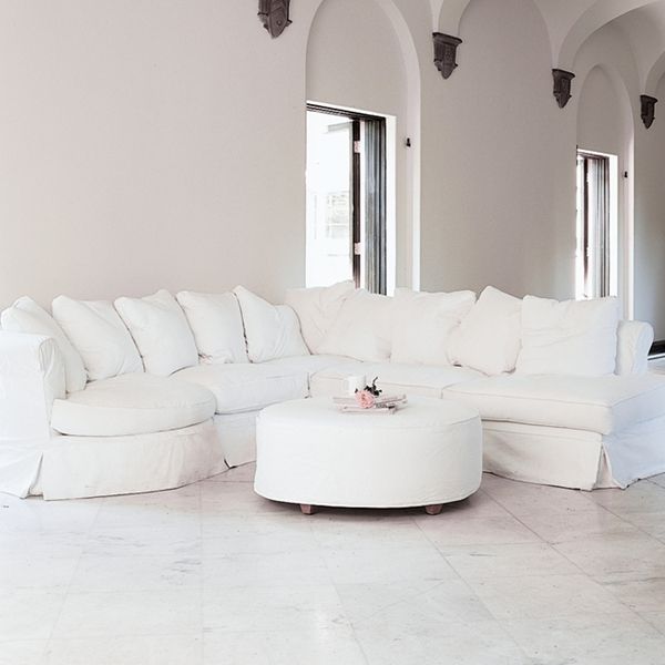 White Leather Sectional Sofas