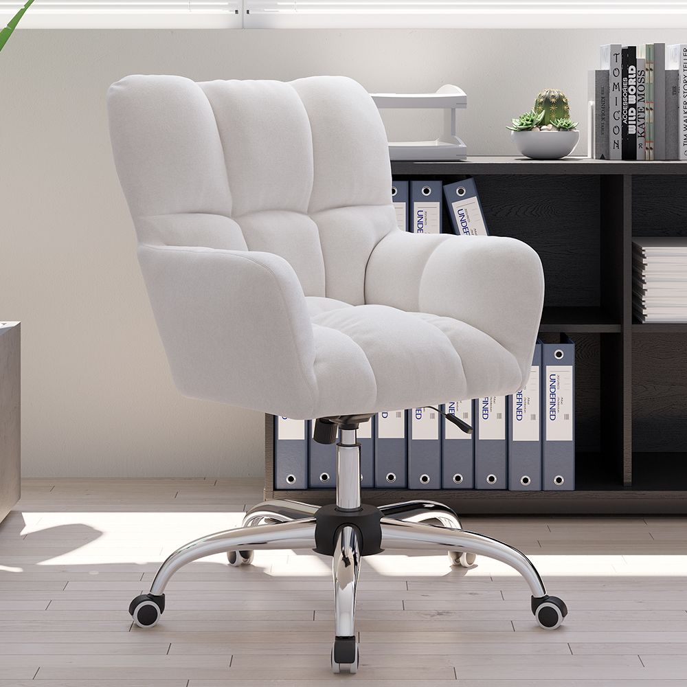 White Office Chair Ergonomic and Stylish Seating Option for Your Office Space