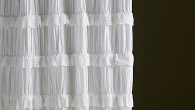 White Shower Curtains