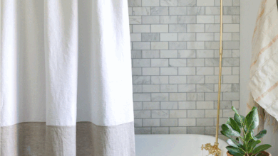 White Shower Curtains